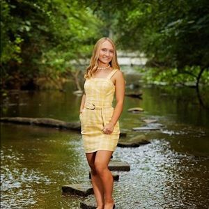 Yellow Spring Hollister Dress